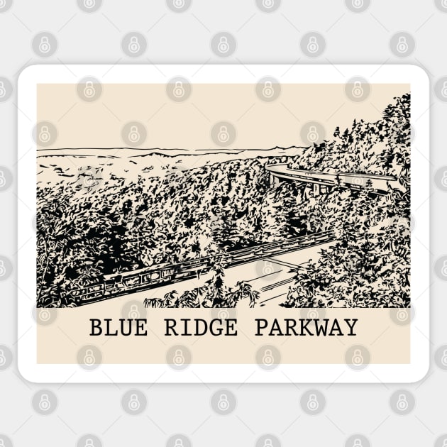 Blue Ridge Parkway Sticker by Lakeric